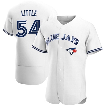 Authentic Brendon Little Men's Toronto Blue Jays White Home Jersey