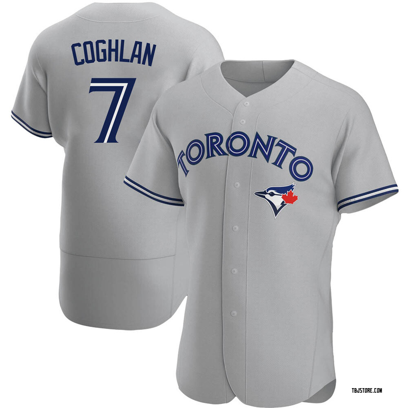 Authentic Chris Coghlan Men's Toronto Blue Jays Gray Road Jersey