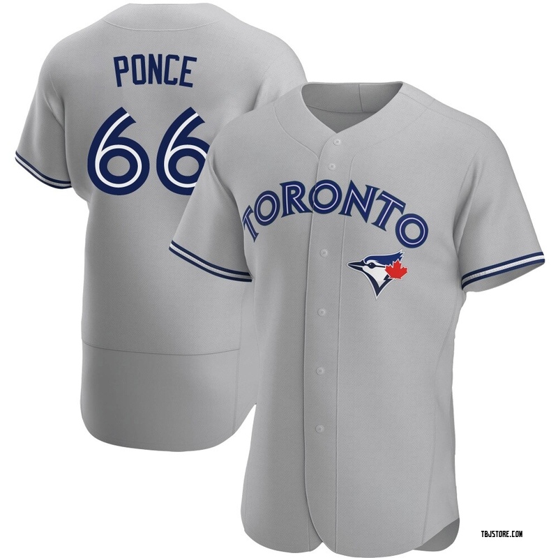 Authentic Cody Ponce Men's Toronto Blue Jays Gray Road Jersey