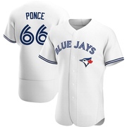 Authentic Cody Ponce Men's Toronto Blue Jays White Home Jersey