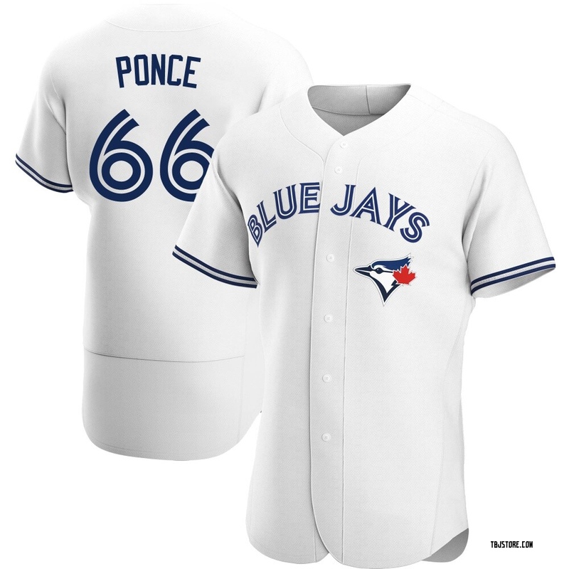 Authentic Cody Ponce Men's Toronto Blue Jays White Home Jersey