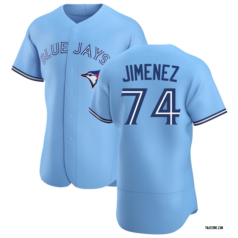 Authentic Eloy Jimenez Men's Toronto Blue Jays Blue Powder Alternate Jersey