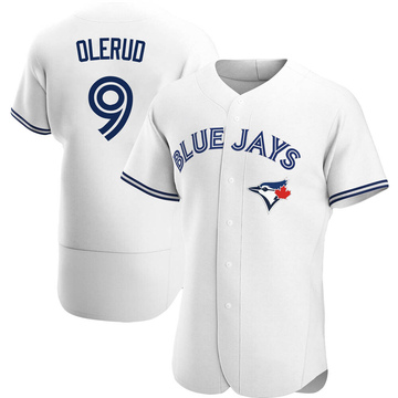 Authentic John Olerud Men's Toronto Blue Jays White Home Jersey