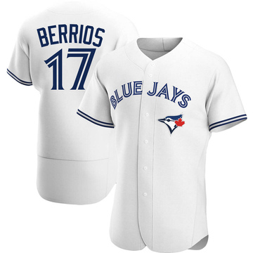 Authentic Jose Berrios Men's Toronto Blue Jays White Home Jersey
