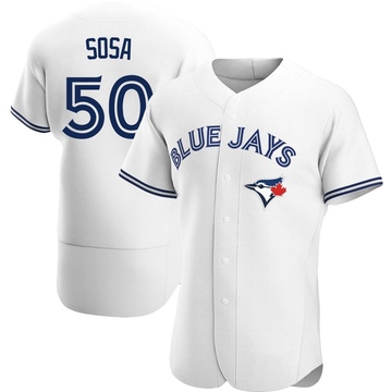 Authentic Lenyn Sosa Men's Toronto Blue Jays White Home Jersey