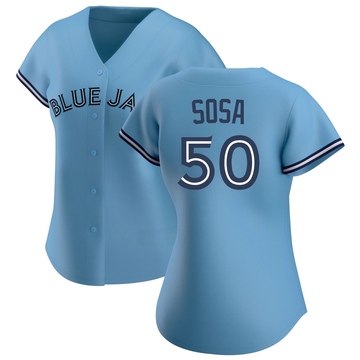 Authentic Lenyn Sosa Women's Toronto Blue Jays Blue Jersey