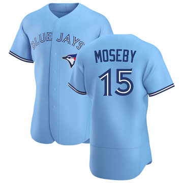 Authentic Lloyd Moseby Men's Toronto Blue Jays Blue Powder Alternate Jersey