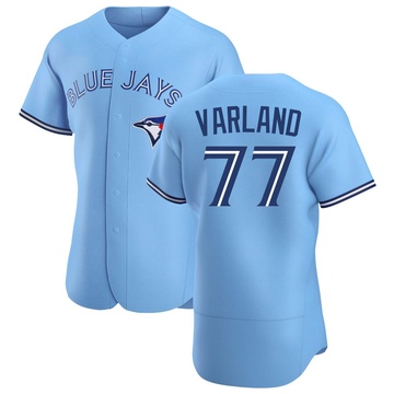 Authentic Louis Varland Men's Toronto Blue Jays Blue Powder Alternate Jersey