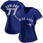 Authentic Louis Varland Women's Toronto Blue Jays Royal Alternate Jersey