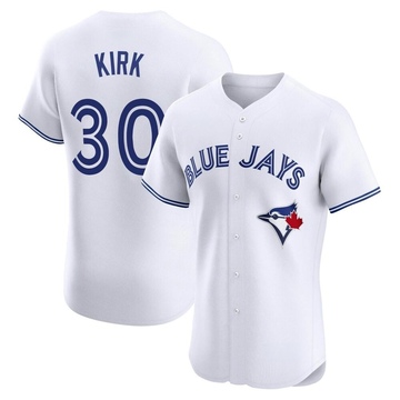 Elite Alejandro Kirk Men's Toronto Blue Jays White Home Jersey