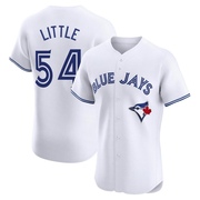 Elite Brendon Little Men's Toronto Blue Jays White Home Jersey