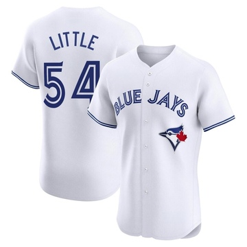 Elite Brendon Little Men's Toronto Blue Jays White Home Jersey