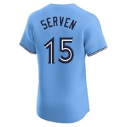 Elite Brian Serven Men's Toronto Blue Jays Blue Powder Alternate Jersey