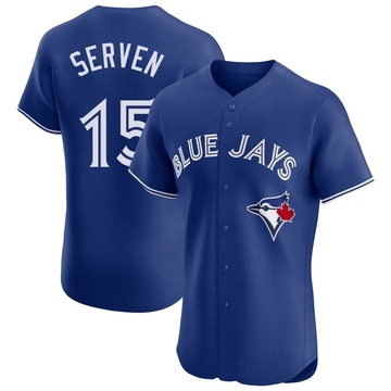 Elite Brian Serven Men's Toronto Blue Jays Royal Alternate Jersey