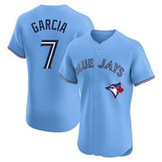 Elite Damaso Garcia Men's Toronto Blue Jays Blue Powder Alternate Jersey