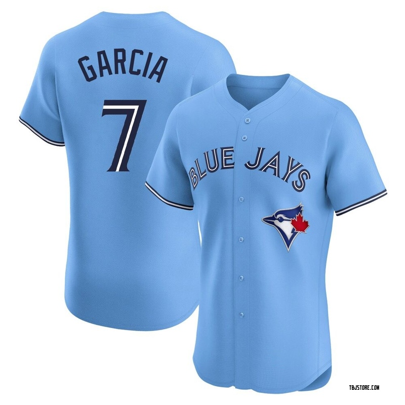 Elite Damaso Garcia Men's Toronto Blue Jays Blue Powder Alternate Jersey