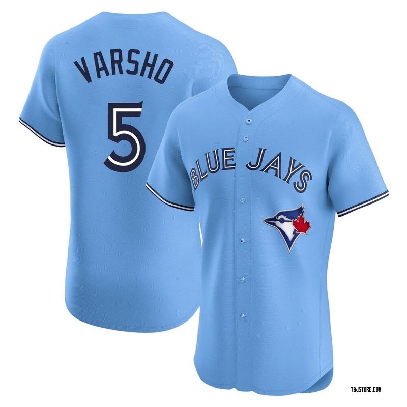 Elite Daulton Varsho Men's Toronto Blue Jays Blue Powder Alternate Jersey