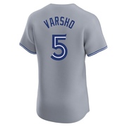 Elite Daulton Varsho Men's Toronto Blue Jays Gray Road Jersey