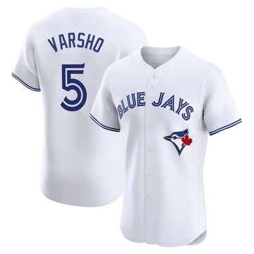 Elite Daulton Varsho Men's Toronto Blue Jays White Home Jersey
