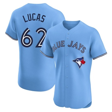 Elite Easton Lucas Men's Toronto Blue Jays Blue Powder Alternate Jersey