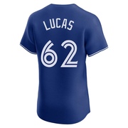 Elite Easton Lucas Men's Toronto Blue Jays Royal Alternate Jersey