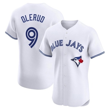 Elite John Olerud Men's Toronto Blue Jays White Home Jersey