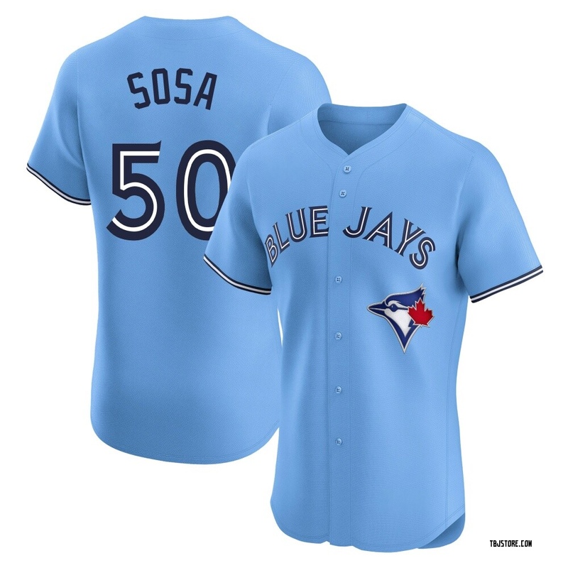 Elite Lenyn Sosa Men's Toronto Blue Jays Blue Powder Alternate Jersey