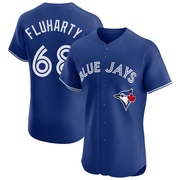 Elite Mason Fluharty Men's Toronto Blue Jays Royal Alternate Jersey