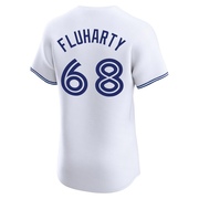 Elite Mason Fluharty Men's Toronto Blue Jays White Home Jersey