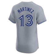Elite Orelvis Martinez Men's Toronto Blue Jays Gray Road Jersey