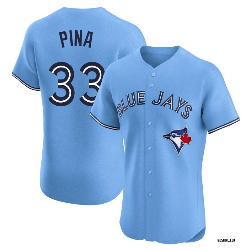 Elite Robinson Pina Men's Toronto Blue Jays Blue Powder Alternate Jersey