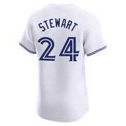 Elite Shannon Stewart Men's Toronto Blue Jays White Home Jersey