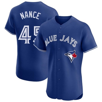 Elite Tommy Nance Men's Toronto Blue Jays Royal Alternate Jersey