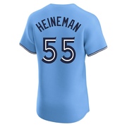 Elite Tyler Heineman Men's Toronto Blue Jays Blue Powder Alternate Jersey