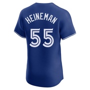 Elite Tyler Heineman Men's Toronto Blue Jays Royal Alternate Jersey
