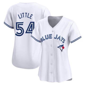 Limited Brendon Little Women's Toronto Blue Jays White Home Jersey