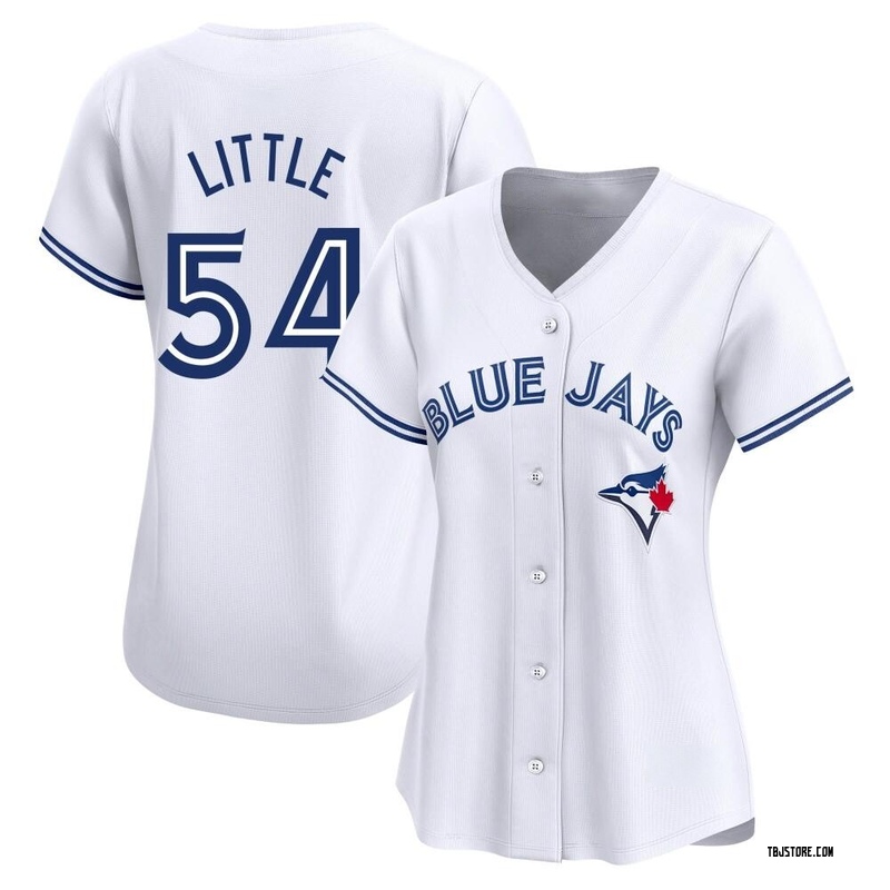 Limited Brendon Little Women's Toronto Blue Jays White Home Jersey