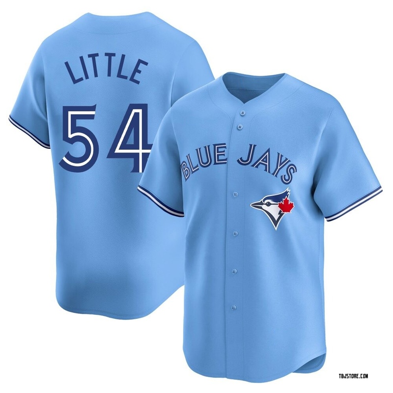 Limited Brendon Little Youth Toronto Blue Jays Blue Powder Alternate Jersey