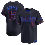 Limited Brian Serven Men's Toronto Blue Jays Black 2024 City Connect Jersey