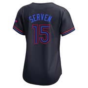 Limited Brian Serven Women's Toronto Blue Jays Black 2024 City Connect Jersey