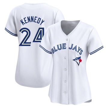 Limited Buddy Kennedy Women's Toronto Blue Jays White Home Jersey