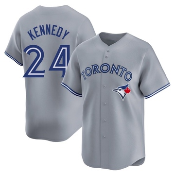 Limited Buddy Kennedy Youth Toronto Blue Jays Gray Away Jersey