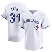 Limited Cam Eden Men's Toronto Blue Jays White Home Jersey