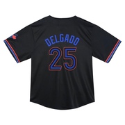 Limited Carlos Delgado Toddler Toronto Blue Jays Black 2024 City Connect Jersey