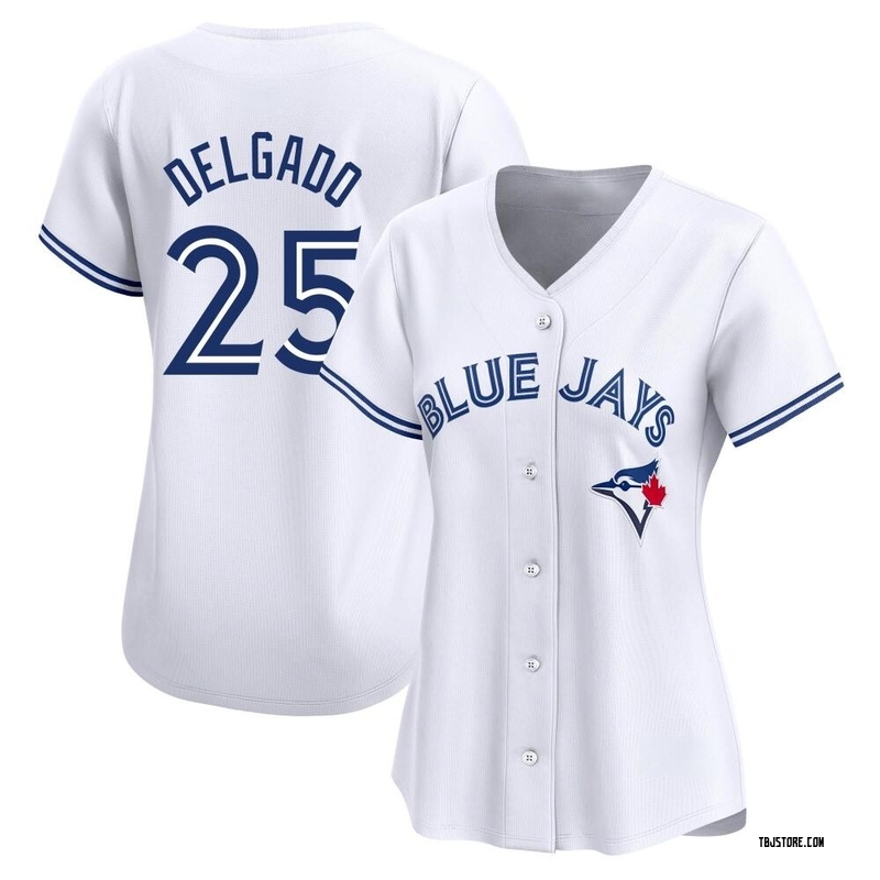 Limited Carlos Delgado Women's Toronto Blue Jays White Home Jersey