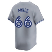 Limited Cody Ponce Men's Toronto Blue Jays Gray Away Jersey