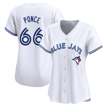 Limited Cody Ponce Women's Toronto Blue Jays White Home Jersey