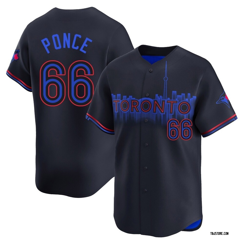 Limited Cody Ponce Youth Toronto Blue Jays Black 2024 City Connect Jersey