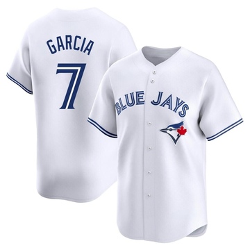 Limited Damaso Garcia Men's Toronto Blue Jays White Home Jersey