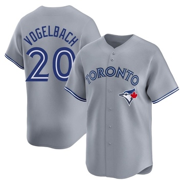 Limited Daniel Vogelbach Men's Toronto Blue Jays Gray Away Jersey